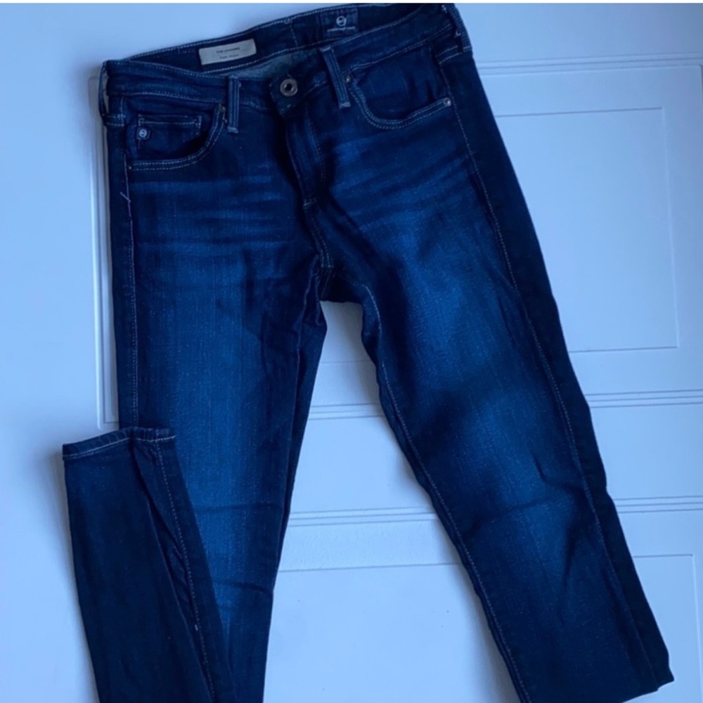 AG Adriano Goldschmied The Legging Super Skinny Dark Wash Jeans Size 26 - Picture 3 of 9